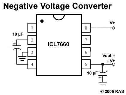 Icl7660 схема включения