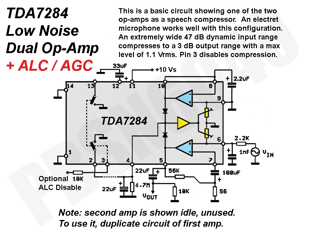 Tda7284 схема усилителя