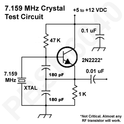 40-Meter HAM Band 7.294 MHz Crystal HC-49